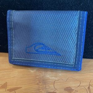 Quicksilver Blue Velcro Wallet with Logo